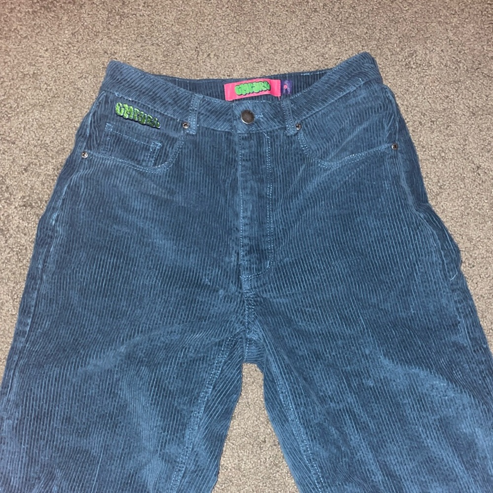 Empyre Tori Teal Corduroy Skate Pants